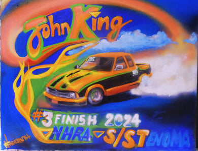 John King drives his Sonoma To #3 Finish/ 2024 NHRA Super Street