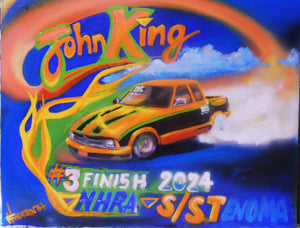 John King drives his Sonoma To #3 Finish/ 2024 NHRA Super Street