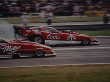 Mongoose McEwen vs. Ace McCulloch, Nitro Funny Cars- photograph 1986 Summernationals