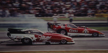 Mongoose McEwen vs. Ace McCulloch, Nitro Funny Cars- photograph 1986 Summernationals