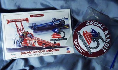 Drag racing collectible set 25 Years of Skoal Bandit/Don 